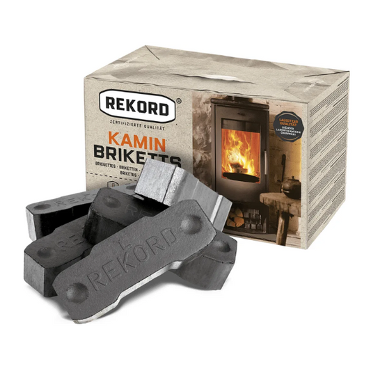 Rekord Braunkohlebriketts 10kg x 90 Paket 900kg Palette