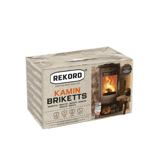 Rekord Braunkohlebriketts 10kg x 90 Paket 900kg Palette