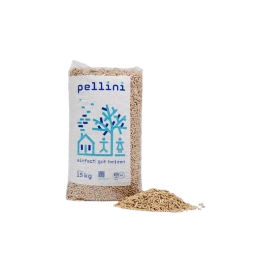 Pellini Holzpellets ENplus A1 (990 kg, 66 x 15 kg Säcke)
