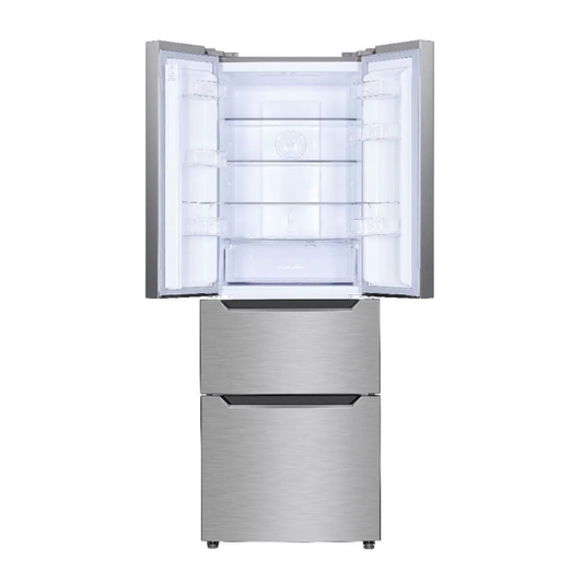Wolkenstein FD351.4NF IX French Door Kühl-Gefrierkombination, 320 L, Inox, NoFrost, Touchdisplay
