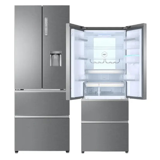 Haier B3FE788CPJW French Door Kühl - Gefrierkombination, 458 L, Edelstahl, Total NoFrost, Wasserspender, MyZone+ - FERDALIN UG