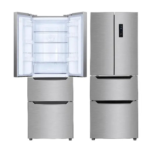 Wolkenstein FD351.4NF IX French Door Kühl - Gefrierkombination, 320 L, Inox, NoFrost, Touchdisplay - FERDALIN UG